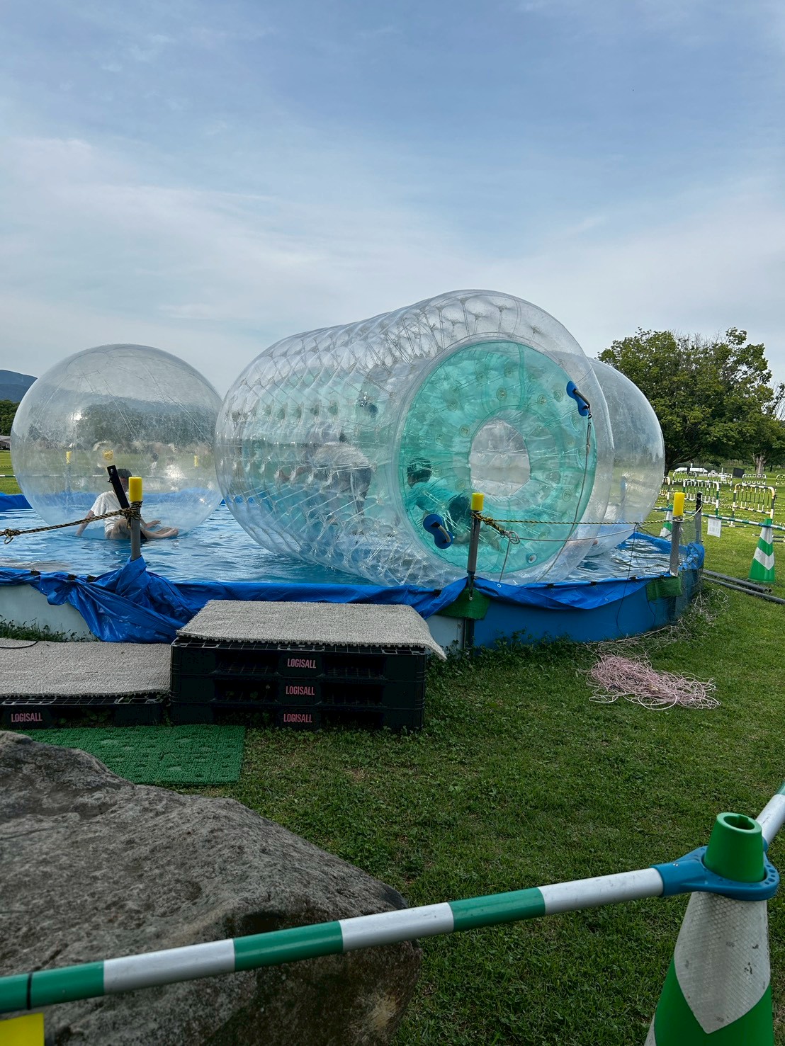 吉野ヶ里歴史公園のウォーターボール体験
