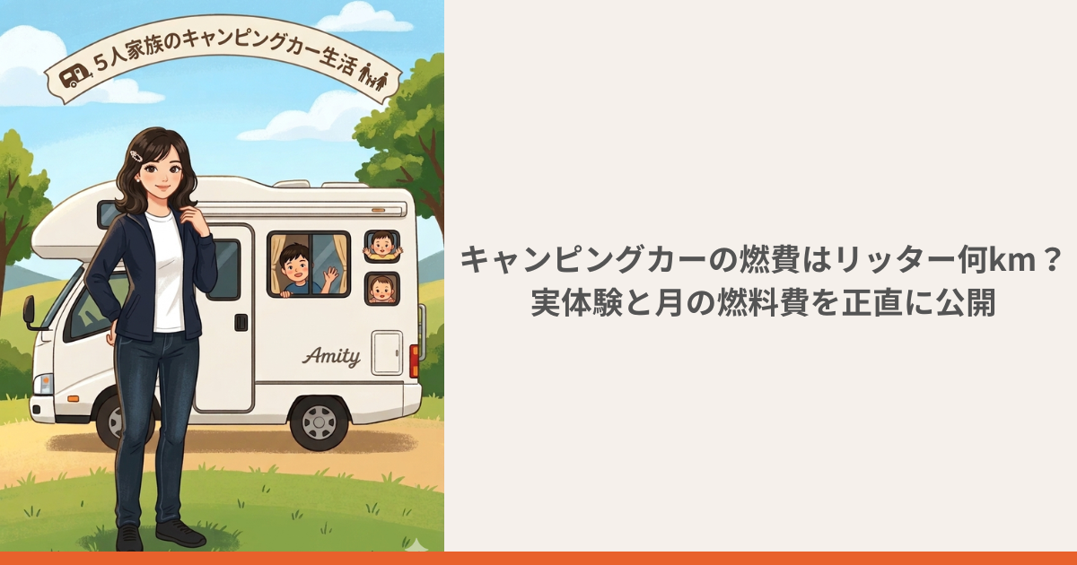 キャンピングカーの燃費のイメージ