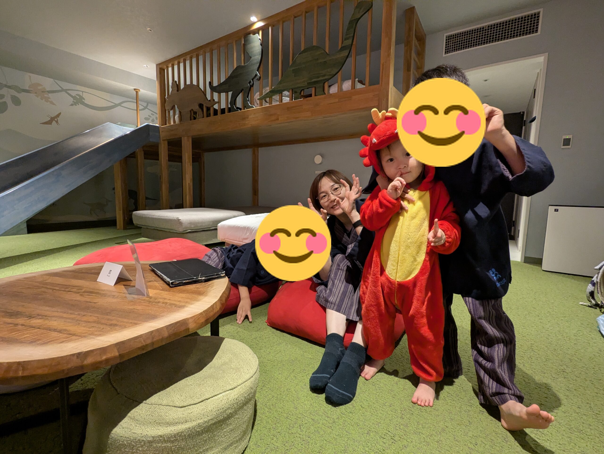 宿泊したホテルの部屋の様子